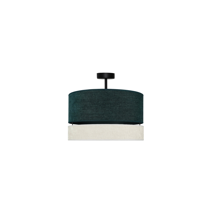 Duolla - Loftlampe DOUBLE 1xE27/15W/230V diameter 40 cm grøn/grå