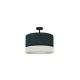 Duolla - Loftlampe DOUBLE 1xE27/15W/230V grøn/grå