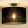 Duolla - Loftlampe DOUBLE RATTAN 1xE27/15W/230V diameter 40 cm sort