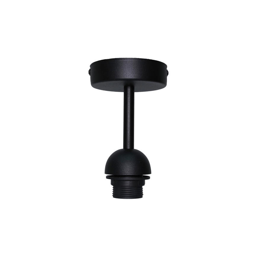 Duolla - Loftlampe DOUBLE RATTAN 1xE27/15W/230V diameter 40 cm sort