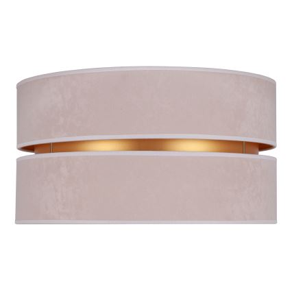 Duolla - Loftlampe DUO 1xE27/15W/230V diameter 40 cm beige/guldfarvet