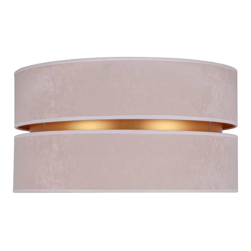 Duolla - Loftlampe DUO 1xE27/15W/230V diameter 40 cm beige/guldfarvet