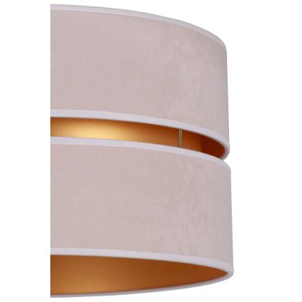 Duolla - Loftlampe DUO 1xE27/15W/230V diameter 40 cm beige/guldfarvet