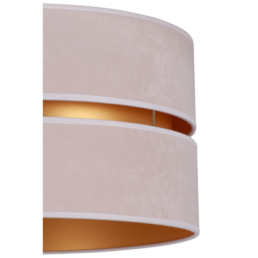 Duolla - Loftlampe DUO 1xE27/15W/230V diameter 40 cm beige/guldfarvet
