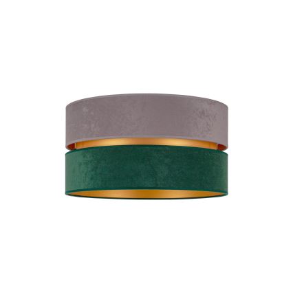 Duolla - Loftlampe DUO 1xE27/15W/230V diameter 40 cm grå/grøn/guldfarvet