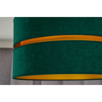 Duolla - Loftlampe DUO 1xE27/15W/230V diameter 40 cm grøn/guldfarvet
