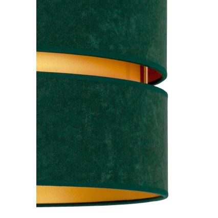 Duolla - Loftlampe DUO 1xE27/15W/230V diameter 40 cm grøn/guldfarvet