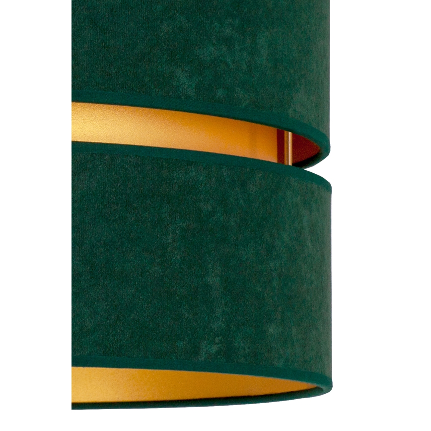 Duolla - Loftlampe DUO 1xE27/15W/230V diameter 40 cm grøn/guldfarvet