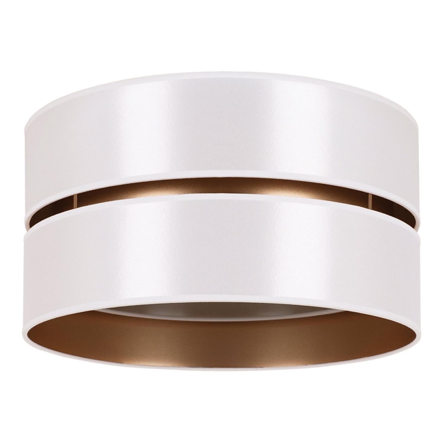 Duolla - Loftlampe DUO 1xE27/15W/230V diameter 40 cm hvid/guldfarvet