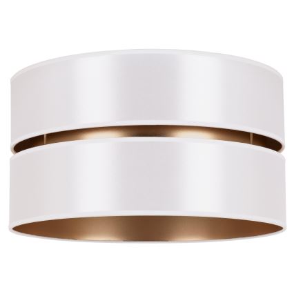 Duolla - Loftlampe DUO 1xE27/15W/230V diameter 40 cm hvid/guldfarvet