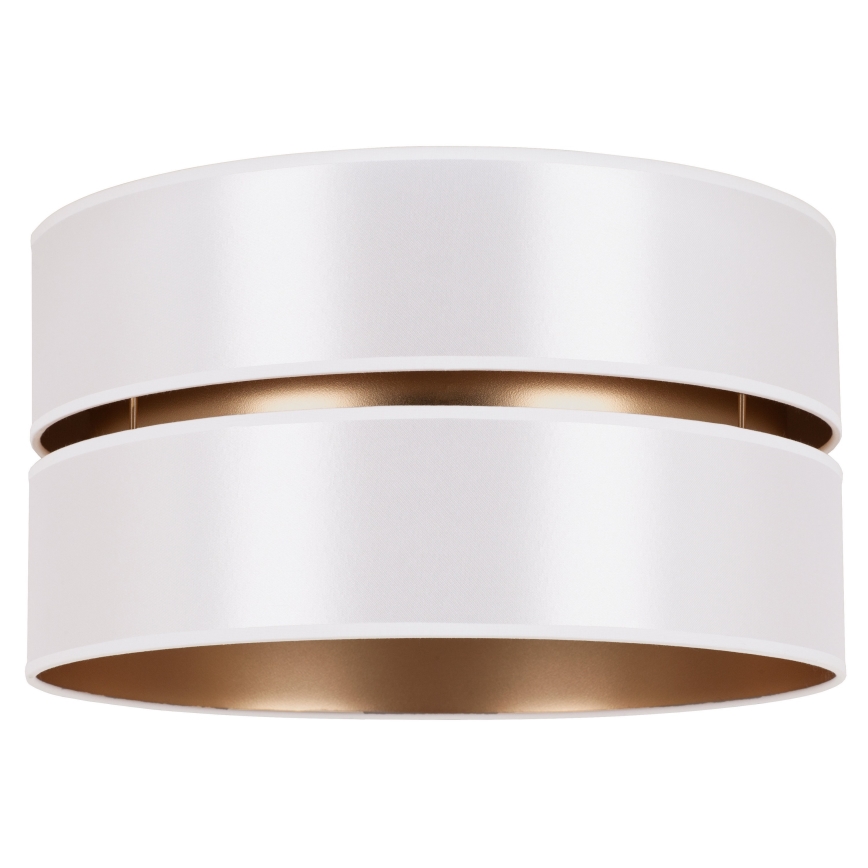 Duolla - Loftlampe DUO 1xE27/15W/230V diameter 40 cm hvid/guldfarvet