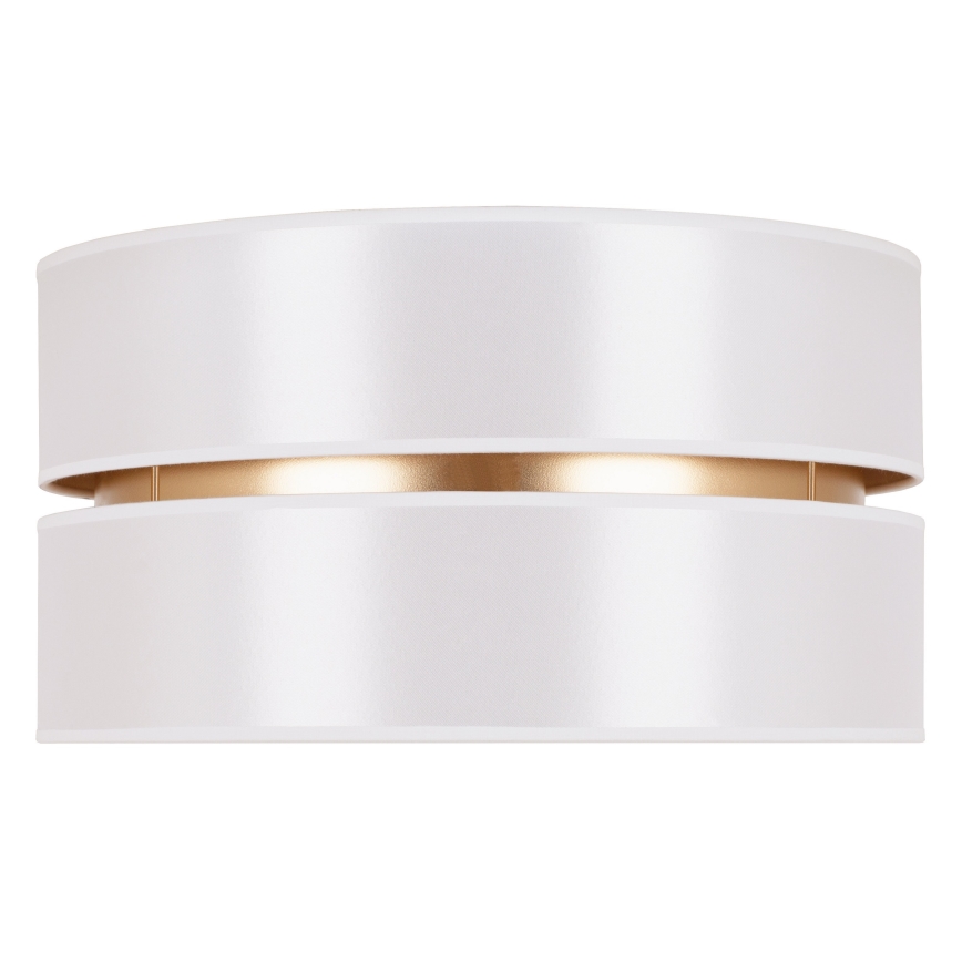 Duolla - Loftlampe DUO 1xE27/15W/230V diameter 40 cm hvid/guldfarvet