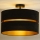 Duolla - Loftlampe DUO 1xE27/15W/230V diameter 40 cm sort/guldfarvet