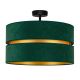 Duolla - Loftlampe DUO 1xE27/15W/230V grøn/guldfarvet
