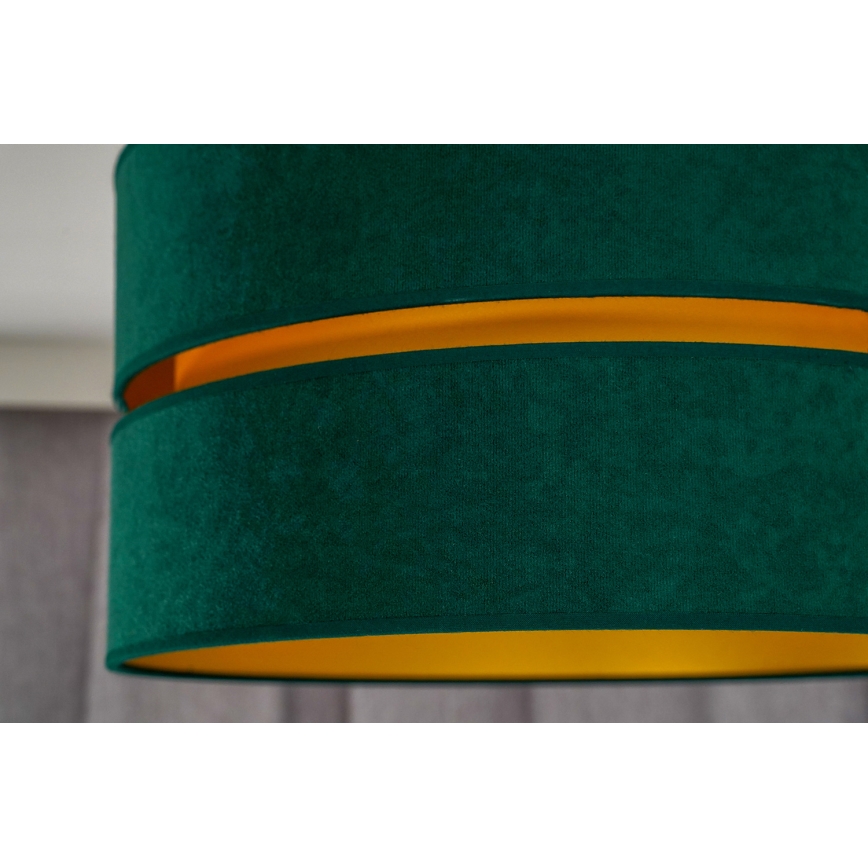 Duolla - Loftlampe DUO 1xE27/40W/230V diameter 40 cm grøn/guldfarvet