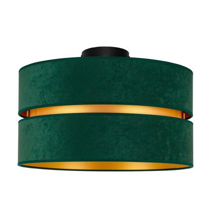 Duolla - Loftlampe DUO 1xE27/40W/230V diameter 40 cm grøn/guldfarvet