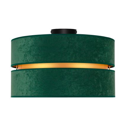 Duolla - Loftlampe DUO 1xE27/40W/230V diameter 40 cm grøn/guldfarvet