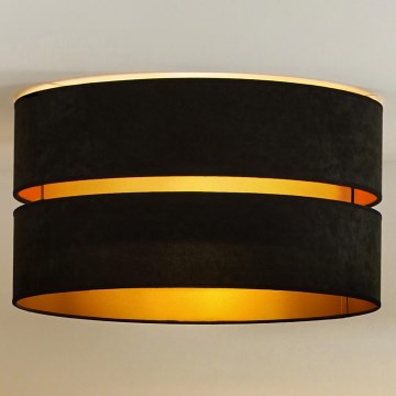Duolla - Loftlampe DUO 1xE27/40W/230V pr. 40 cm sort/guld