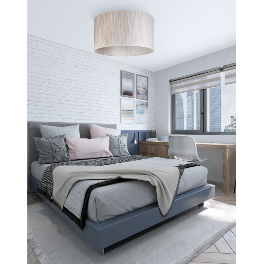 Duolla - Loftlampe ESSEX 1xE27/40W/230V diameter 45 cm sølvfarvet