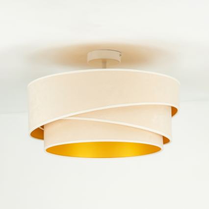 Duolla - Loftlampe KOBO 1xE27/15W/230V diameter 45 cm cremefarvet