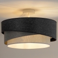 Duolla - Loftlampe KOBO 1xE27/15W/230V diameter 45 cm grå/hvid