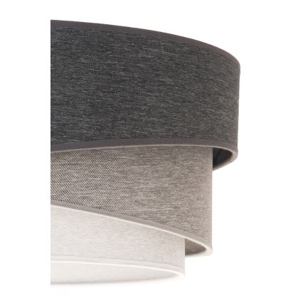 Duolla - Loftlampe KOBO 1xE27/15W/230V diameter 45 cm grå/hvid