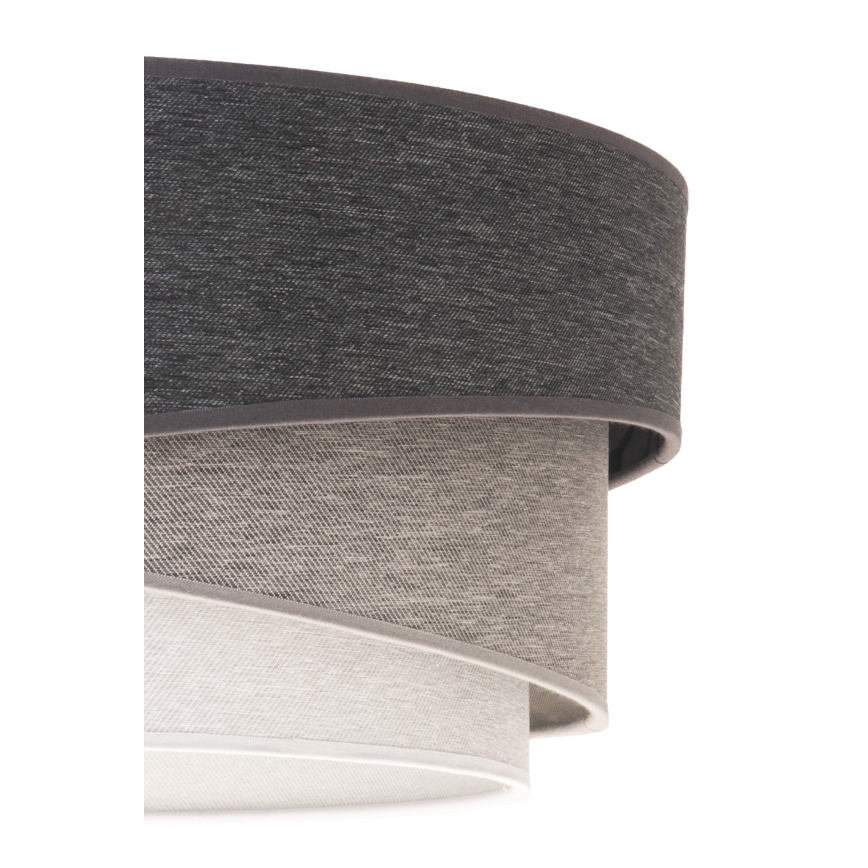 Duolla - Loftlampe KOBO 1xE27/15W/230V diameter 45 cm grå/hvid
