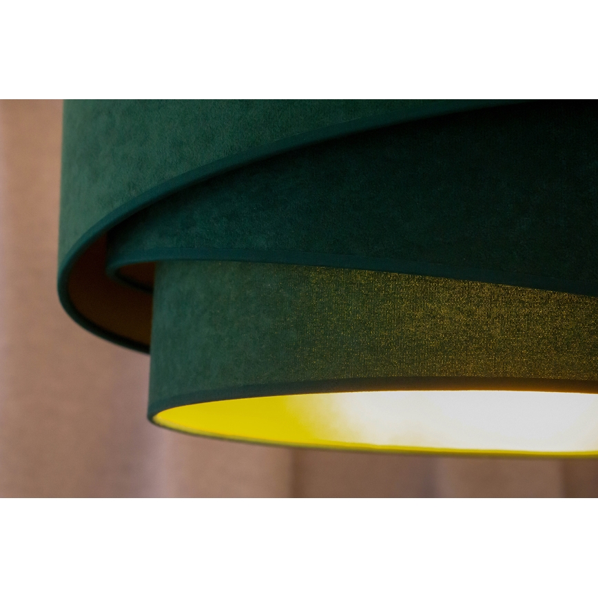 Duolla - Loftlampe KOBO 1xE27/15W/230V diameter 45 cm grøn
