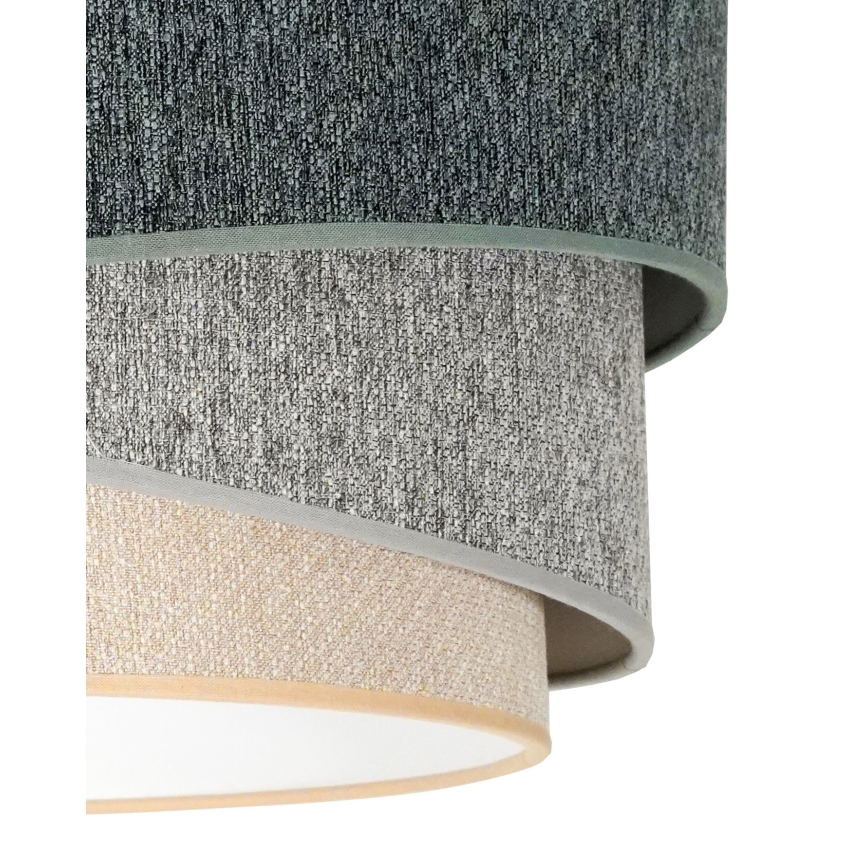 Duolla - Loftlampe KOBO ECO RECYCLING 1xE27/15W/230V diameter 45 cm grøn/grå/cremefarvet