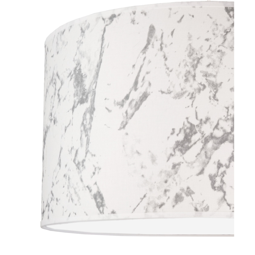 Duolla - Loftlampe MARBLE 1xE27/40W/230V diameter 45 cm hvid/grå