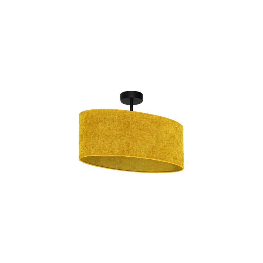Duolla - Loftlampe OVAL 1xE27/15W/230V brun