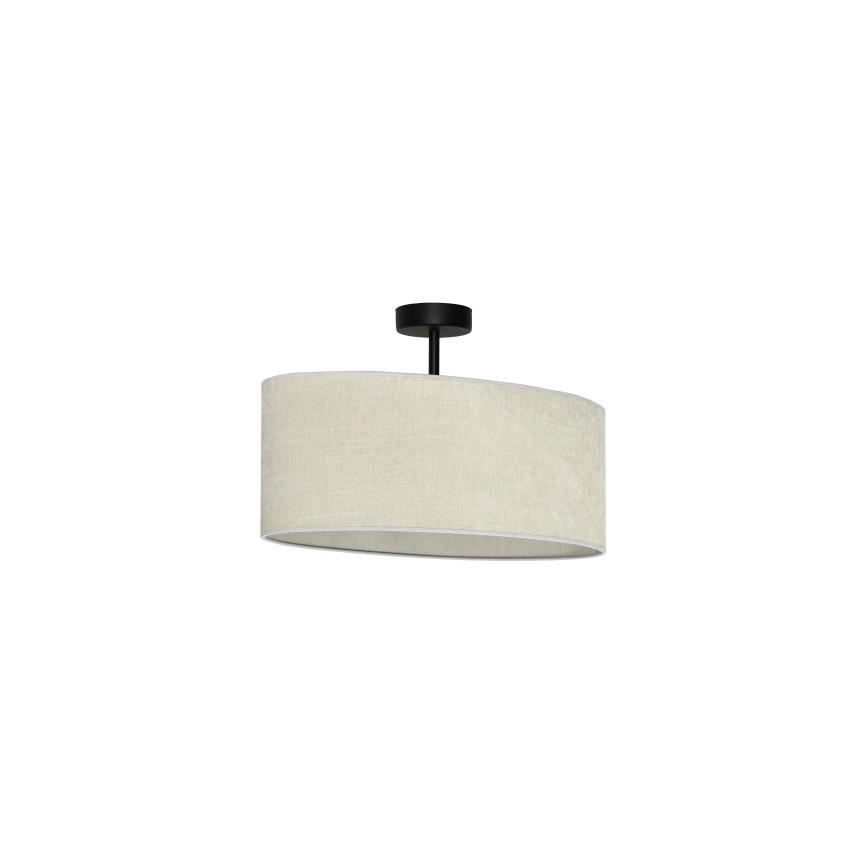 Duolla - Loftlampe OVAL 1xE27/15W/230V grå