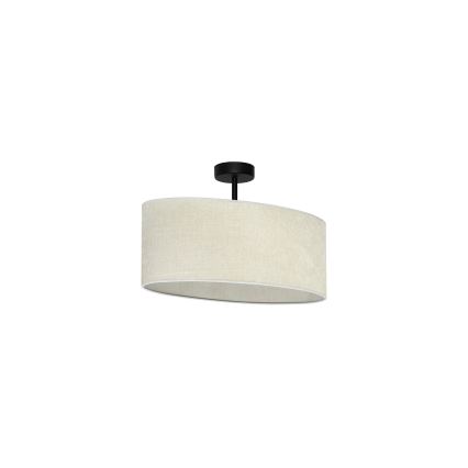 Duolla - Loftlampe OVAL 1xE27/15W/230V grå