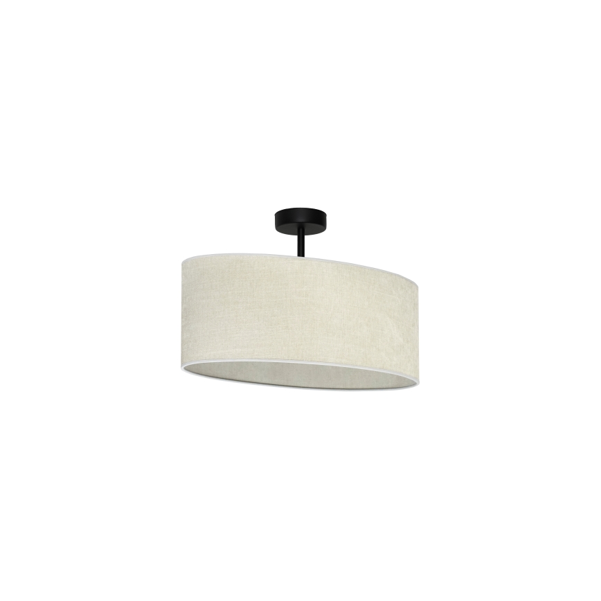 Duolla - Loftlampe OVAL 1xE27/15W/230V grå