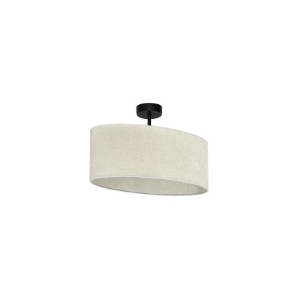 Duolla - Loftlampe OVAL 1xE27/15W/230V grå