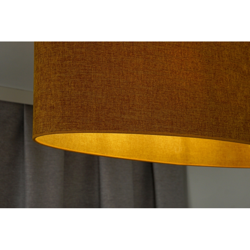 Duolla - Loftlampe OVAL 2xE27/15W/230V brun