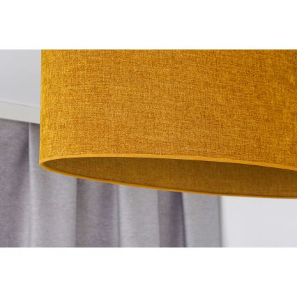 Duolla - Loftlampe OVAL 2xE27/15W/230V brun