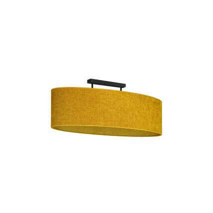 Duolla - Loftlampe OVAL 2xE27/15W/230V brun