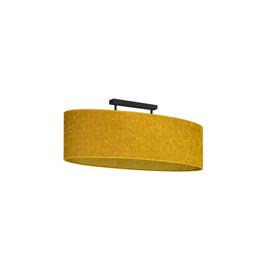 Duolla - Loftlampe OVAL 2xE27/15W/230V brun