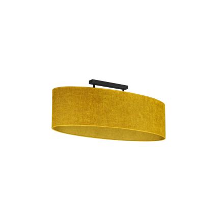 Duolla - Loftlampe OVAL 2xE27/15W/230V brun