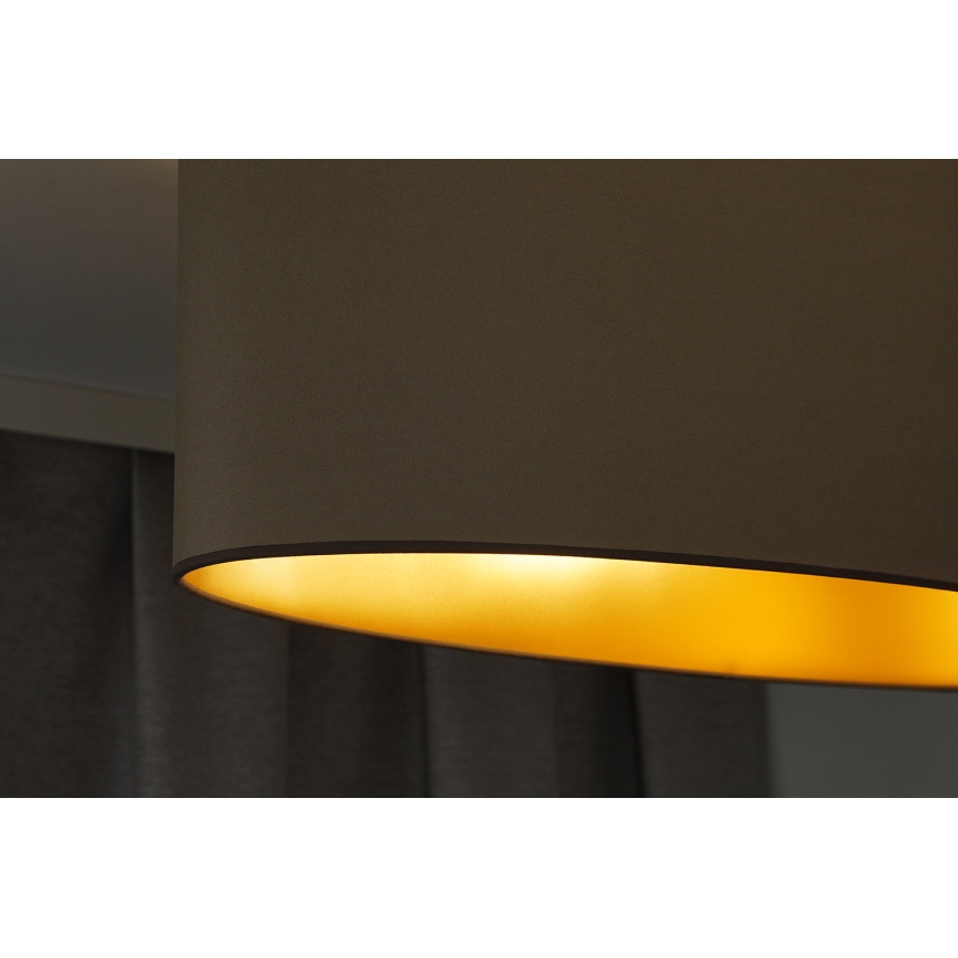 Duolla - Loftlampe OVAL VEGAN 1xE27/15W/230V beige