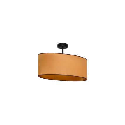 Duolla - Loftlampe OVAL VEGAN 1xE27/15W/230V brun