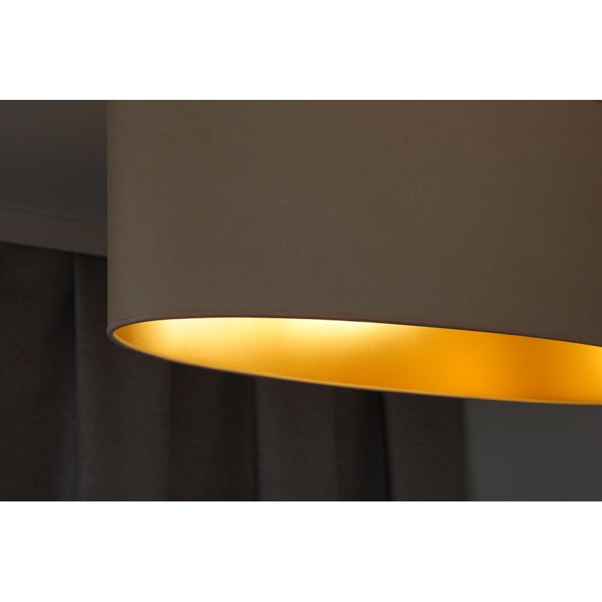 Duolla - Loftlampe OVAL VEGAN 1xE27/15W/230V cremefarvet