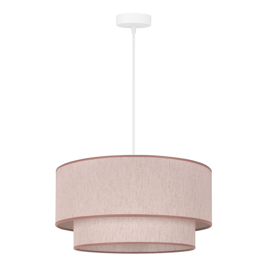 Duolla - Loftlampe på ledning BOHO 1xE27/40W/230V pr. 45 cm beige