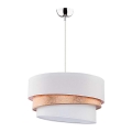 Duolla - Loftlampe på ledning TRIO 1xE27/40W/230V Ø 45 cm guld/hvid