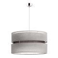 Duolla - Loftlampe på wire DUO 1xE27/15W/230V Ø 40 cm grå