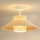 Duolla - Loftlampe RIO RATTAN 1xE27/15W/230V diameter 45 cm beige/Rattan