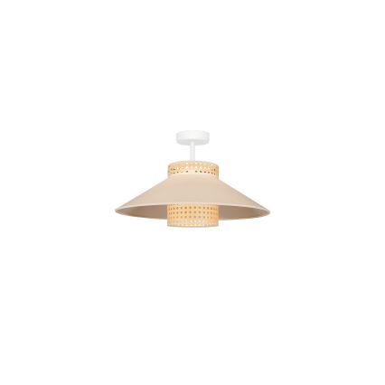 Duolla - Loftlampe RIO RATTAN 1xE27/15W/230V diameter 45 cm beige/Rattan