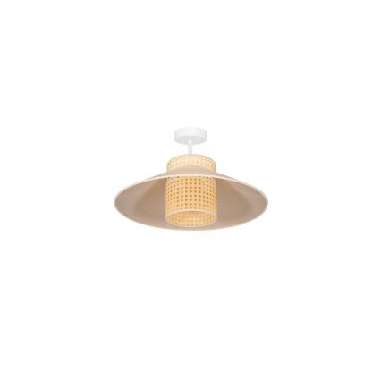 Duolla - Loftlampe RIO RATTAN 1xE27/15W/230V diameter 45 cm beige/Rattan