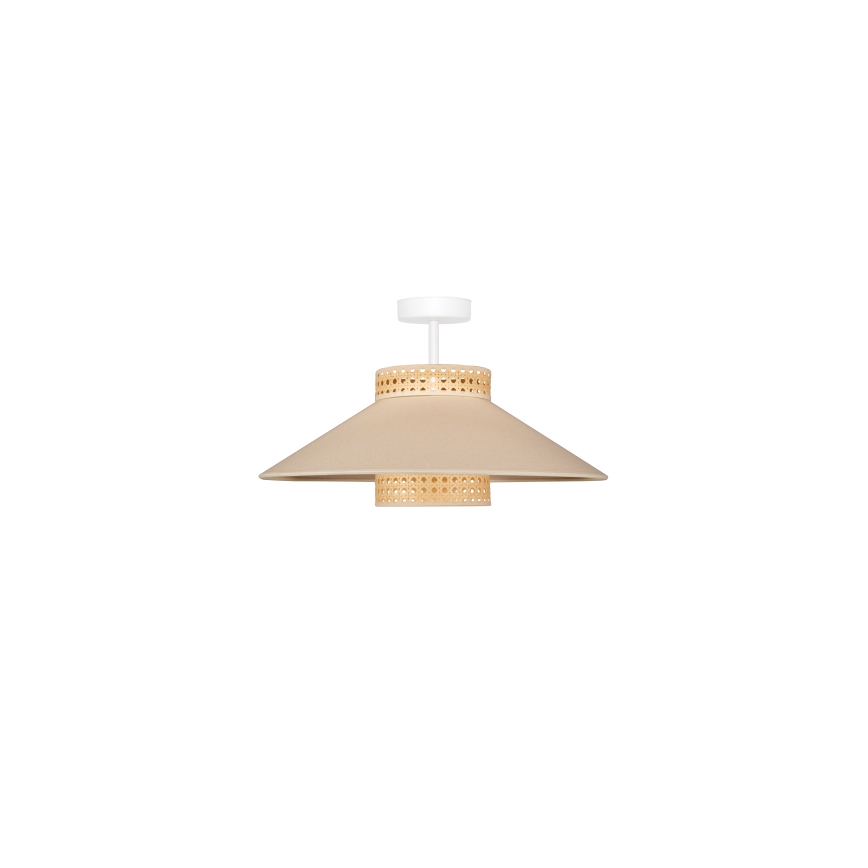 Duolla - Loftlampe RIO RATTAN 1xE27/15W/230V diameter 45 cm beige/Rattan